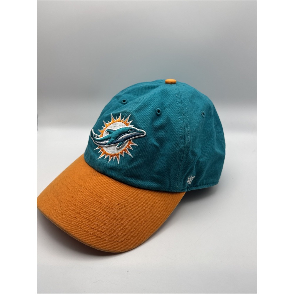 Miami Dolphins Hat Cap Strapback Blue Teal Logo Adjustable NFL Football OSFA